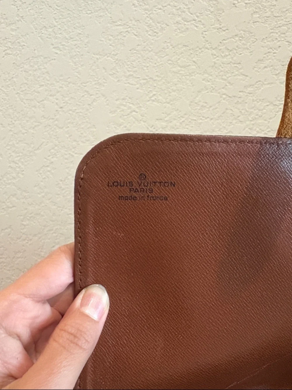 Louis Vuitton 872 SL Cartouchiere MM Brown Monogram Crossbody Bag